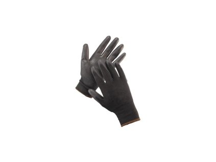 Rukavice pletené FF BUNTING LIGHT HS-04-003, čierne, veľ. 10/XL