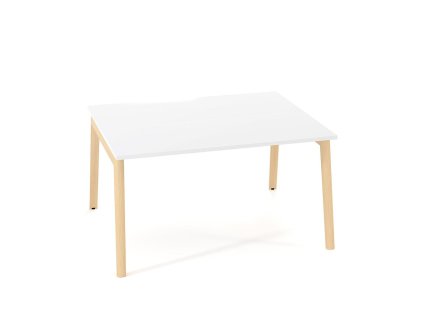 Pracovné stoly Bench ALFA ROOT 140x160cm, biely