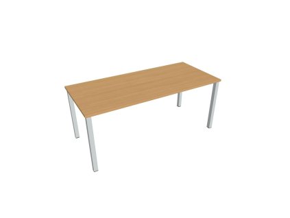 Rokovací stôl Uni, 180x75,5x80 cm, buk/sivá