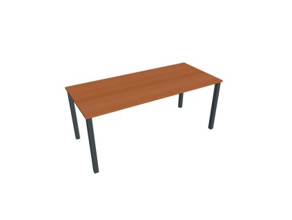 Rokovací stôl Uni, 180x75,5x80 cm, čerešňa/čierna