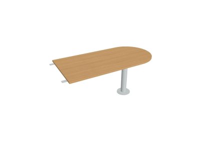 Doplnkový stôl Cross, 160x75,5x80 cm, buk/kov