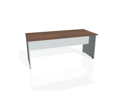 Rokovací stôl Gate, 180x75,5x80 cm, orech/sivá