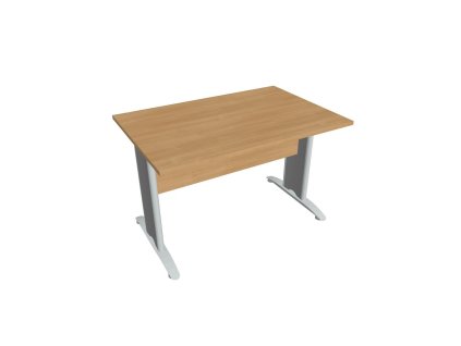 Rokovací stôl Cross, 120x75,5x80 cm, dub/kov
