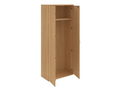 Šatňová skriňa Strong, zámok, 80x192x40 cm, dub/dub