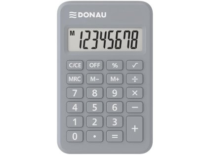 Kalkulačka Donau Tech K-DT2082 sivá