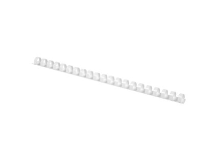 Plastové hrebene Q-CONNECT 10mm biele