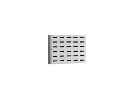 Skriňa na úschovu mobilov, uzamykateľná, v.60 x š.80 x h.22 cm, sivá RAL 7035