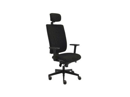 Kancelárska stolička Kent Boss, E-SY, čierna