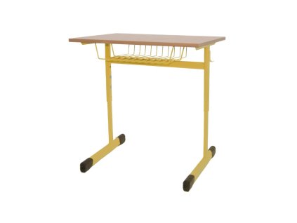 Jednomiestna lavica pevná, veľ. 2, žltá