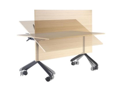 Sklápací stôl PRO 120 cm, bez dosky, podnož čierna