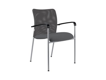 Konferenčná stolička Vanity Plus, sivá