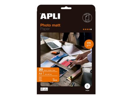 Fotopapier APLI A4 matný, 170g, 20 hárkov
