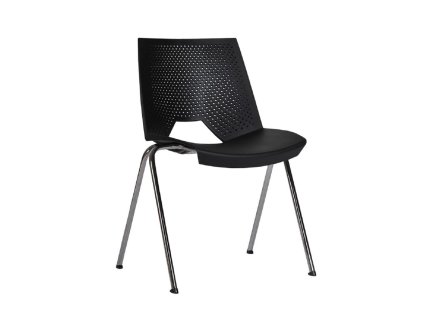 Jedálenská stolička STRIKE 2130, čierna