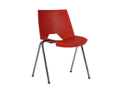 Jedálenská stolička STRIKE 2130, červená