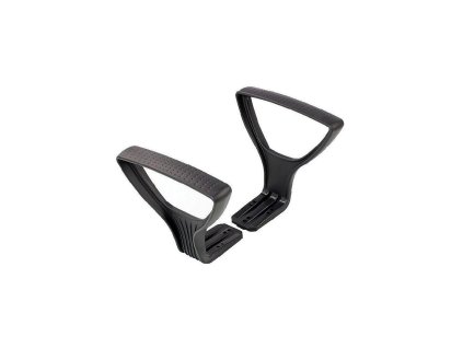 Plastové podrúčky BR 25 čierne 2ks