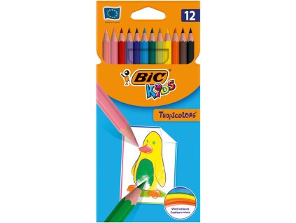 Farbičky BIC Tropicolors, 12 ks