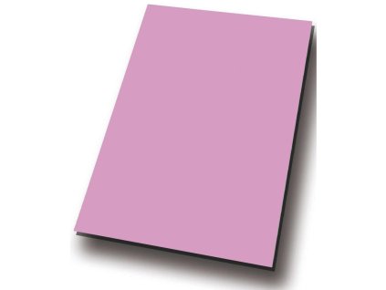 Kresliaci kartón A4, 50 listov, 225g, farba ružová
