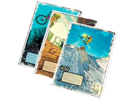 Zošit 480, A4, 80 listov, čistý