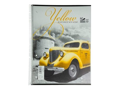 Blok College A4 80 listov čistý bočná špirála