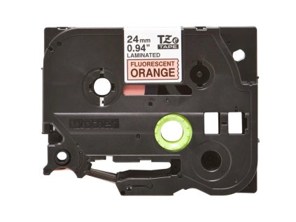 Samolepiaca páska Brother TZ-B51 24 mm fluo oranžová/čierna