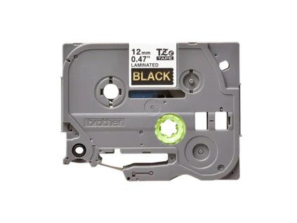 Samolepiaca páska Brother TZe-334 12 mm čierna/zlatá