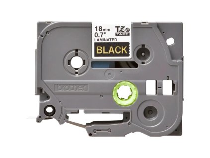 Samolepiaca páska Brother TZe-344 18 mm čierna/zlatá