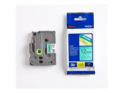 Samolepiaca páska Brother TZe-731 12 mm zelená/čierna