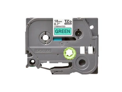 Samolepiaca páska Brother TZe-741 18 mm zelená/čierna
