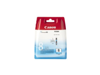 Atramentová náplň Canon CLI-8C pre Pixma iP4200/5300/ MP500/530/600/610/800 cyan (400 str.)