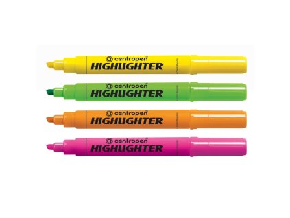 Sada zvýrazňovačov Centropen 8552/4S (8852)