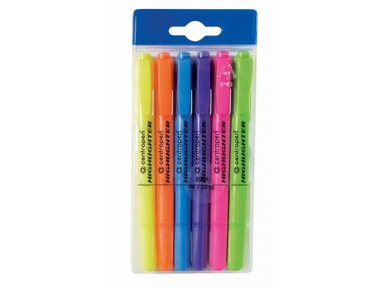 Sada zvýrazňovačov Centropen 8722/6S