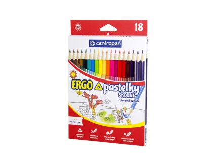 Farbičky trojhranné CENTROPEN 9521/18f