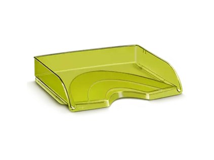Odkladač Cep Happy na šírku transparentný zelený
