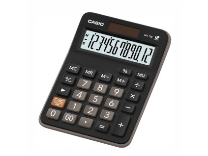 Kalkulačka Casio MX-12B stolová čierna