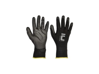 Rukavice nylónové BUNTING BLACK, veľ. 8/M