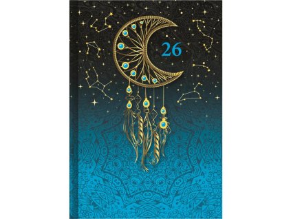 Diár denný A5 14,2x20,4 cm - ART Lapač snov 2026