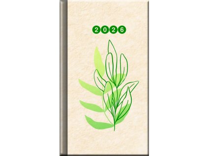 Diár týždenný FSC A6 8x14 cm - EKO 2026