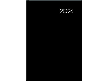 Diár FALCON denný A5 14,2 x 20,4 cm čierny 2026
