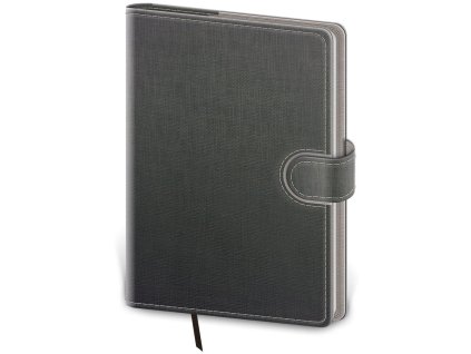Diár Flip týždenný A5 14,3x20,5cm - šedo/šedý 2026