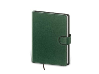 Diár Flip denný B6 12x16,5cm - zeleno/šedý 2026