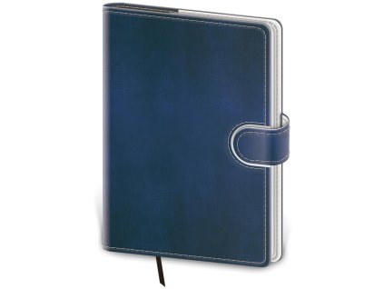 Diár Flip týždenný vreckový 9x14cm - modro/biely 2026