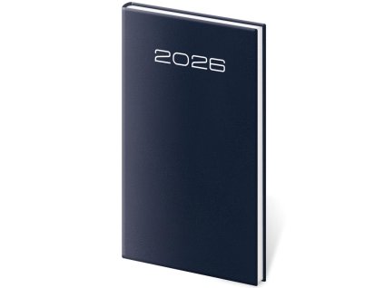 Diár Old Karachi týždenný vreckový modrý 2026