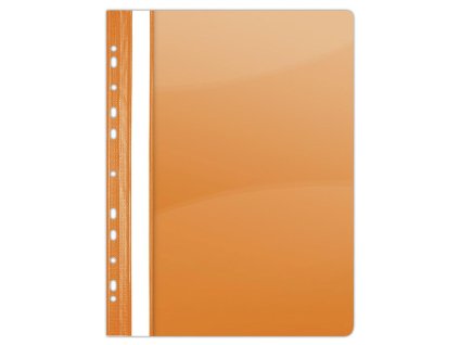 Rýchloviazač PVC s eurodierovaním DONAU lesklý oranžový