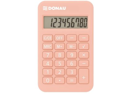 Kalkulačka Donau Tech K-DT2082 ružová