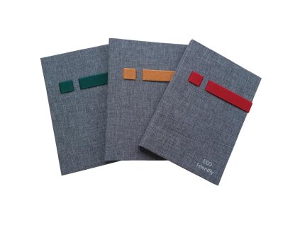 Blok DONAU s gumičkami na pero a mobil A5, bodkované linajkovanie