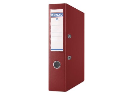 Zakladač pákový DONAU Master, kartón a fólia, A4/75 mm, bordový