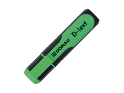 Zvýrazňovač DONAU D-text zelený