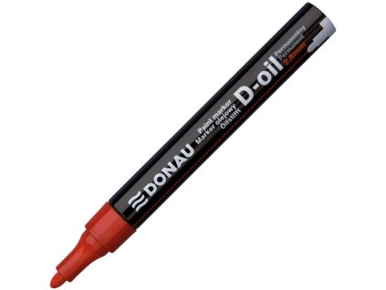 Popisovač lakový 2,8 mm Donau D-OIL červený