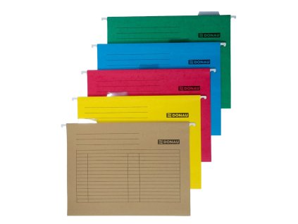 Závesný obal DONAU žltý 25 ks