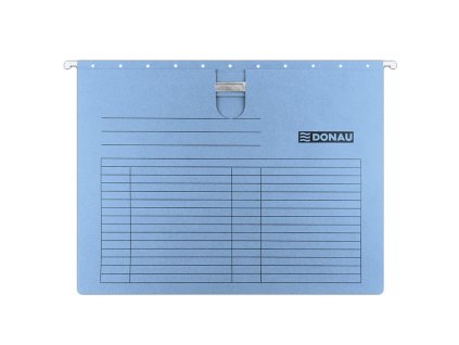 Závesný obal s rýchloviazačom DONAU modrý